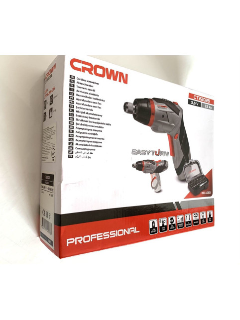 Гвинтоверт акумуляторний CROWN CT22025