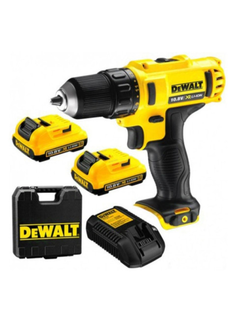 Акумуляторний дриль-шуруповерт DeWALT DCD710D2, 2 акб, з/п у чемодані