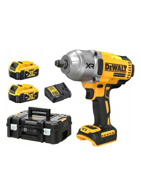 Акумуляторний ударний гайковерт DeWALT DCF900P2T, 2 акб 18V XR Li-lon Li-lon 5 Ah, з/п в TSTAK