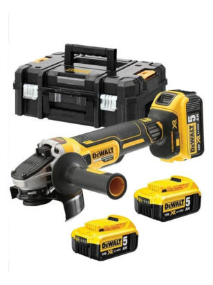 Акумуляторна кутова шліфмашина DeWALT DCG405P3, 3 акб 5 Ah, з/в у TSTAK