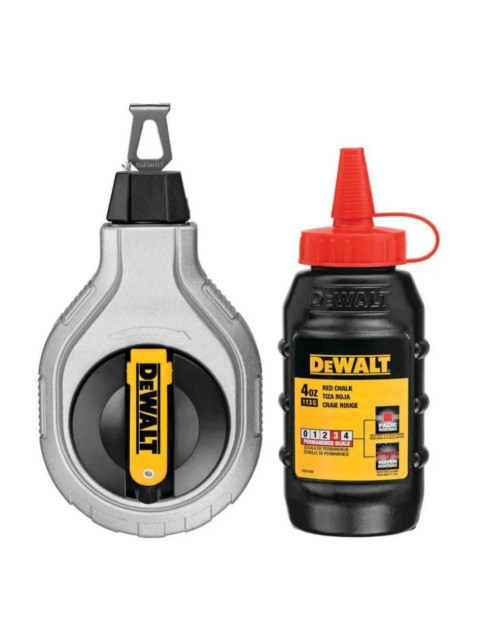 Шнур розмічальний 30 м з крейдяним порошком DeWalt DWHT47408-0