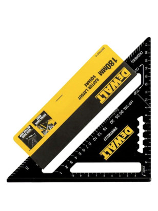 Косинець для покрівельних робіт металевий 180х180 мм DeWALT DWHT25227-0