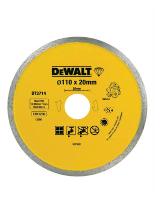 Алмазний диск DeWALT DT3714 110x20x1.6 мм