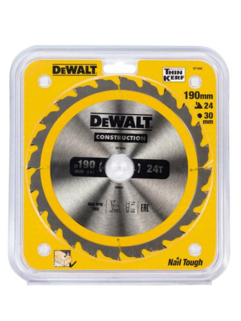 Пиляльний диск DeWALT DT1944 190x30x1.7 мм