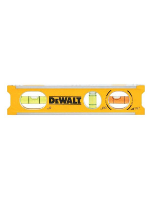 Рівень BILLET TORPEDO з алюмінію довжиною 165 мм з 3 капсулами і магнітами DeWALT DWHT42525-0