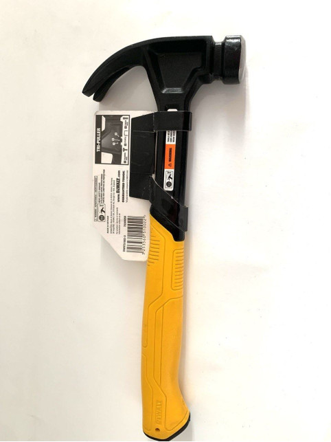 Молоток CURVE-CLAW, суцільнометалевий, вага головки 454 г DeWALT DWHT51002-0