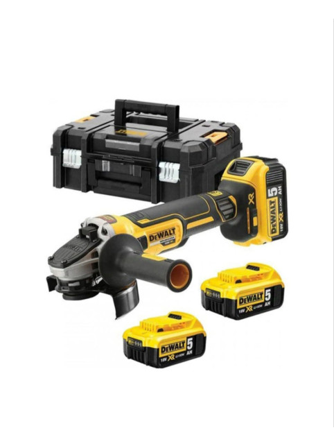 Шліфмашина кутова - болгарка акумуляторна безщіткова DeWALT DCG405P3