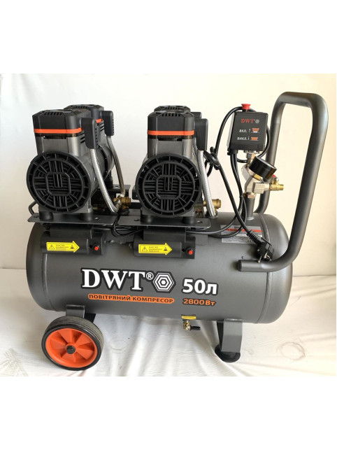 Компресор повітряний безолійний DWT K28-50 OA