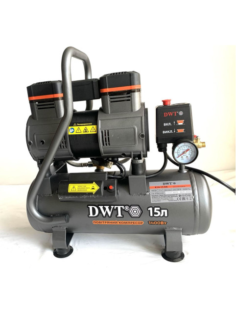 Компресор повітряний безолійний DWT K14-15 OA-AL