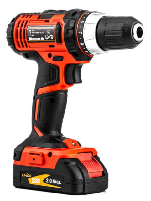 Дриль-шурупокрут акумуляторний GTM DS18/40P