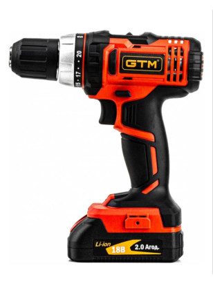 Дриль-шурупокрут акумуляторний GTM DS18/40P