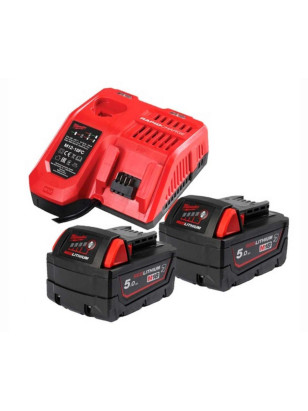 Акумулятор Li-Ion M18 NRG-502 (В5 2шт, з/у M12-18FC) +M12 B2 MILWAUKEE
