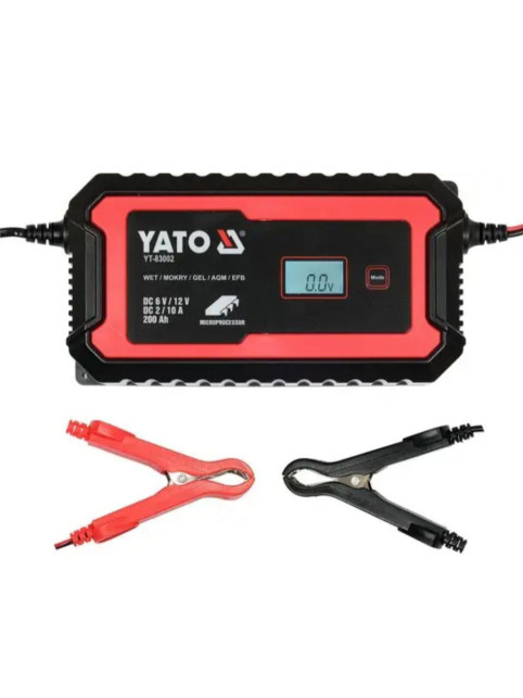 ЗАРЯДНИЙ ПРИЛАД МЕРЕЖЕВИЙ З LCD ДИСПЛЕЄМ 230В YATO  YT-83002