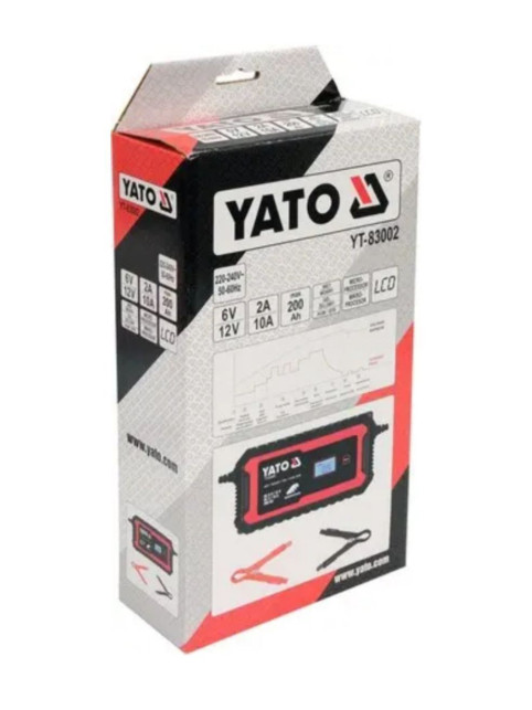ЗАРЯДНИЙ ПРИЛАД МЕРЕЖЕВИЙ З LCD ДИСПЛЕЄМ 230В YATO  YT-83002