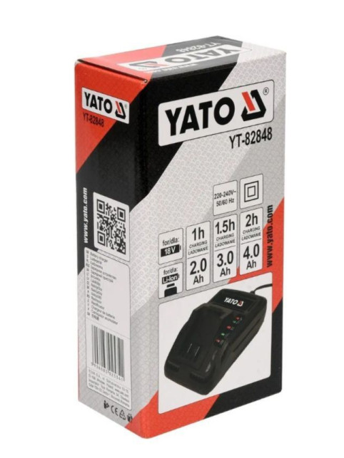 Зарядний пристрій для акумуляторів 18V YATO YT-82848