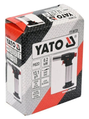 Пальник газовий з п'єзопідпалом YATO YT-36725