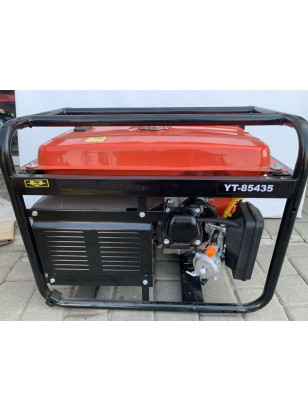 ГЕНЕРАТОР СТРУМУ БЕНЗИНОВИЙ YATO: P= 3.2 КВТ, U= 230V AC І 12V DC, ВИТРАТА- 1.45 Л/Г, БАК- 15 Л