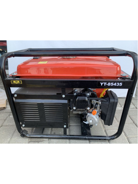 ГЕНЕРАТОР СТРУМУ БЕНЗИНОВИЙ YATO: P= 3.2 КВТ, U= 230V AC І 12V DC, ВИТРАТА- 1.45 Л/Г, БАК- 15 Л